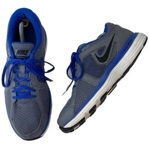 Nike Mens Athletic Shoes Dual Fusion ST3 Sports Gray Blue White Black